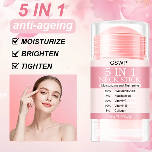 5-in-1 Neck Lift Cream – Collagen & Niacinamide Firming Care