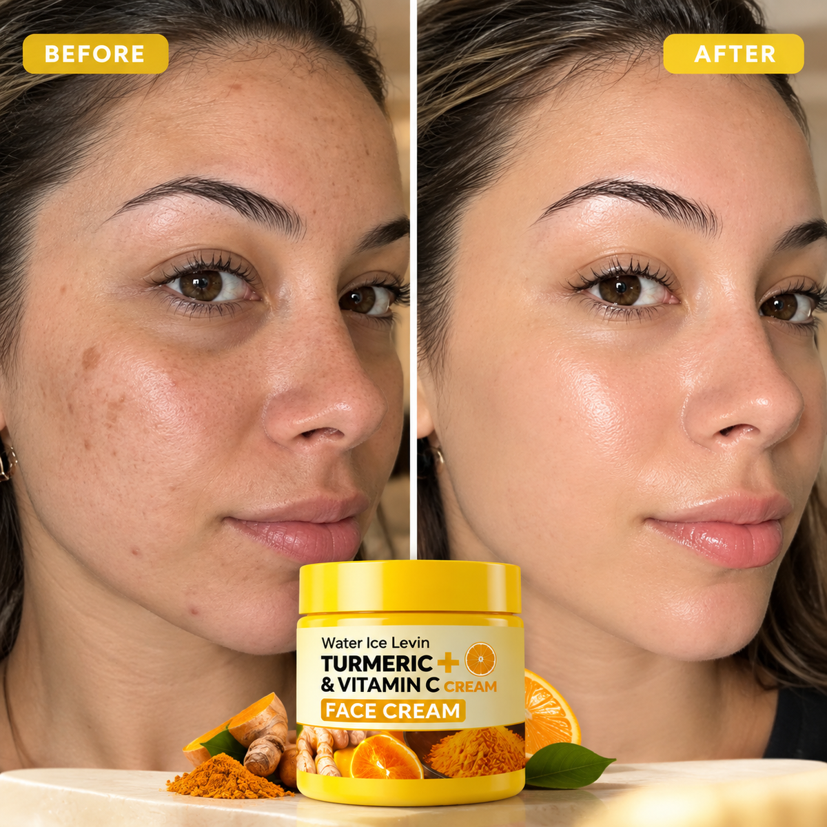 Vitamin C & Turmeric Firming Moisturizer Lifting & Brightening Face Cream 70g