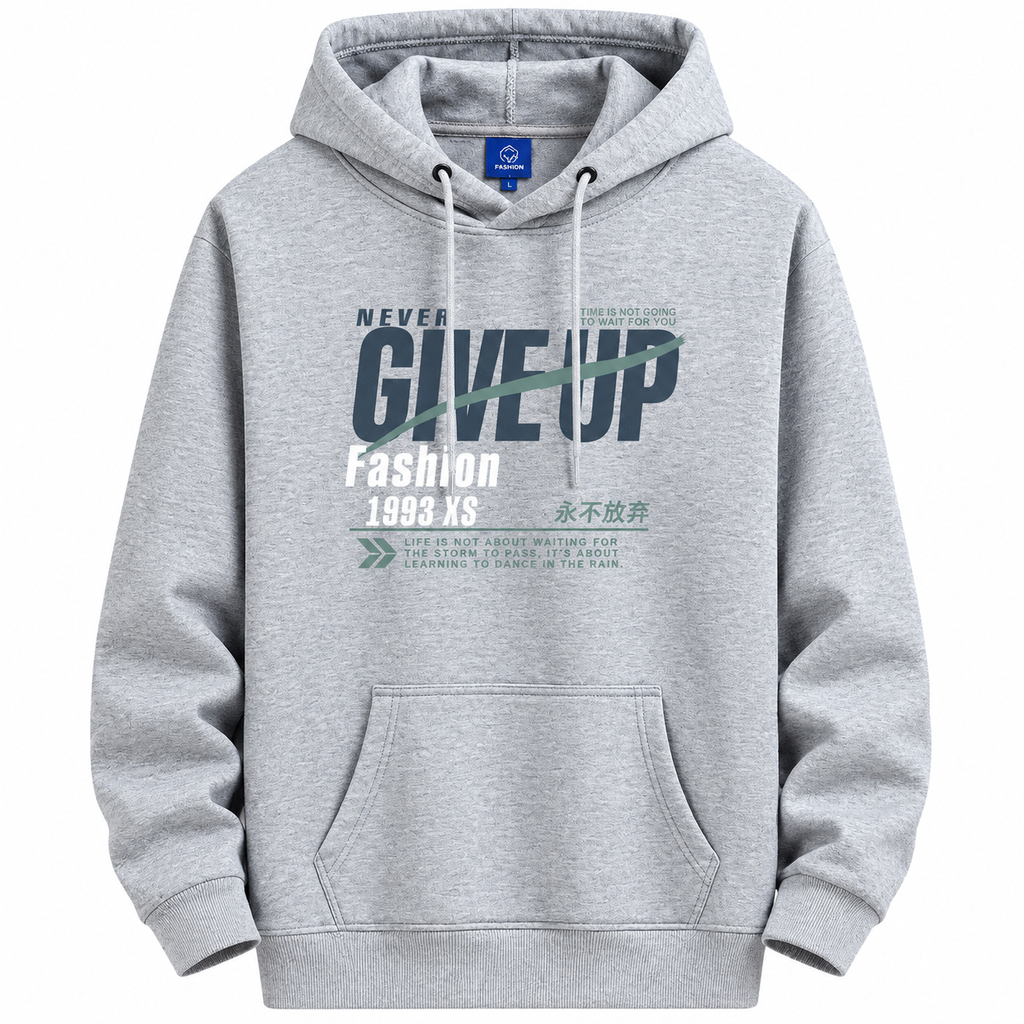 Men's Spring and Autumn Hooded Sweatshirt