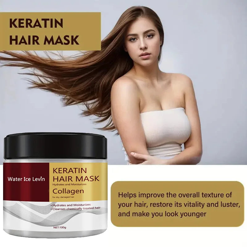 Collagen Keratin Hair Mask – Deep Moisture & Frizz Control