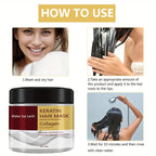 Collagen Keratin Hair Mask – Deep Moisture & Frizz Control