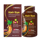 3-in-1 Instant Hair Colour Shampoo Grey Coverage & Darkening Treatment