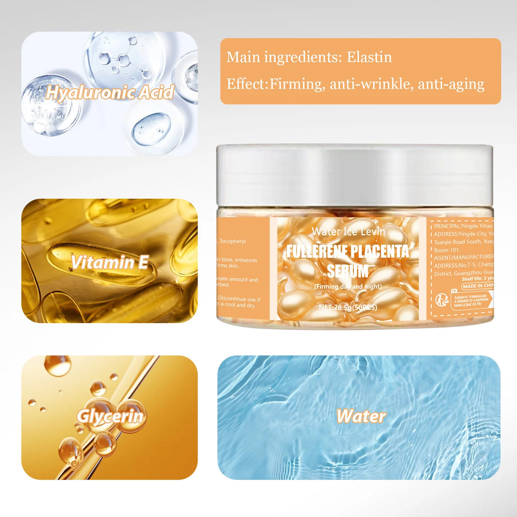 Fullerene Placenta Serum – Firming & Anti-Aging Skincare